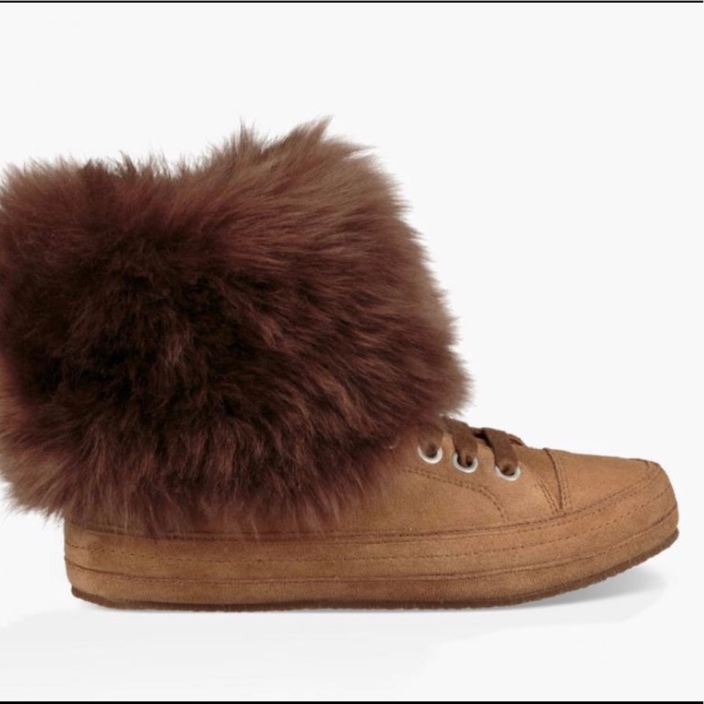 Ugg Antoine fur sneakers